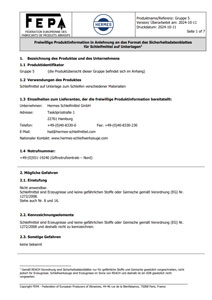 Titelfoto Freiwillige Produktinformation, Gruppe 5