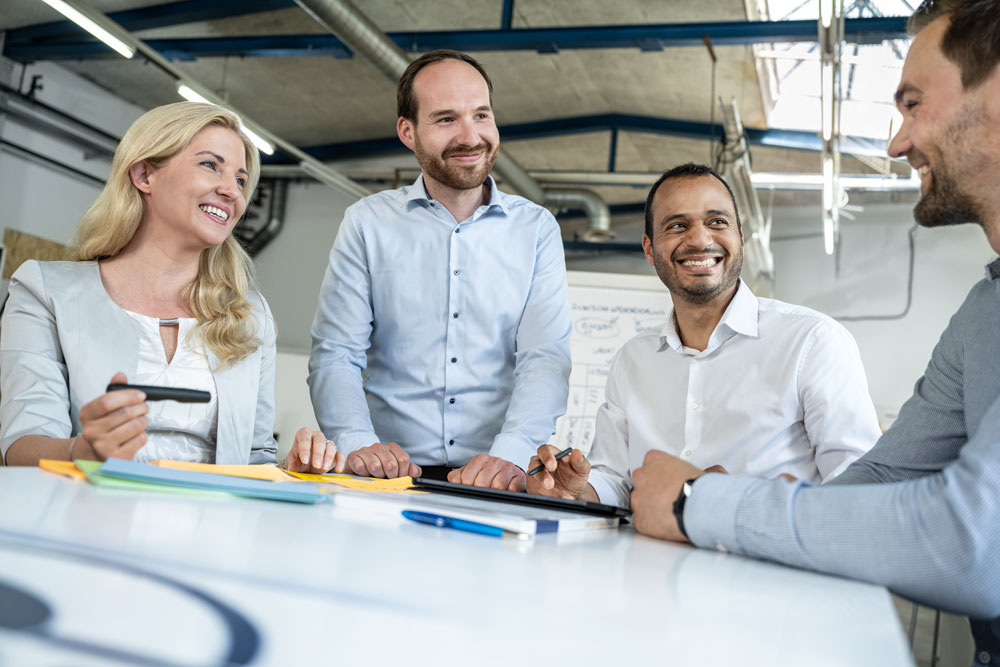 Gruppenbild Hermes Mitarbeiter